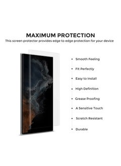 O Ozone مجموعة من 2 واقي شاشة أمامي فقط لهاتف Huawei P50 Pro، غشاء TPU مرن، حماية شاشة كاملة عالية الدقة من الكريستال  - Image 5