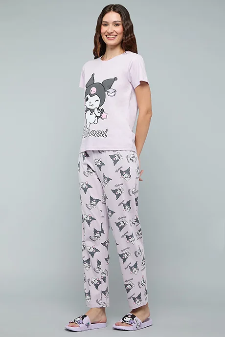 أر أند بي Kuromi Print Pyjama Set