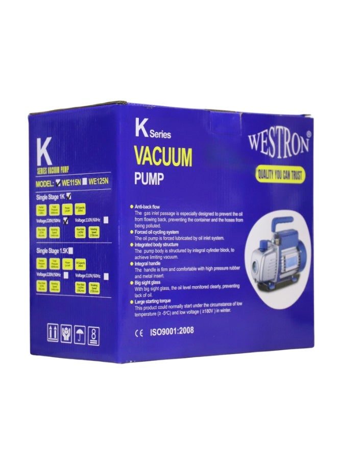 Westron Vacuum Pump – Single Stage – WE115N 1/4HP - Image 2