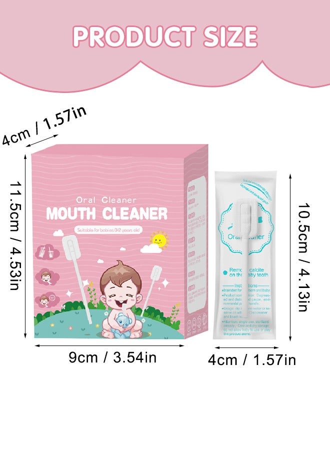 Sharpdo 30PCS Baby Tongue Cleaner, Newborn Oral Cleaner, Infant Toothbrush, Mouth Cleaner for 0-2 Years Baby - Image 2