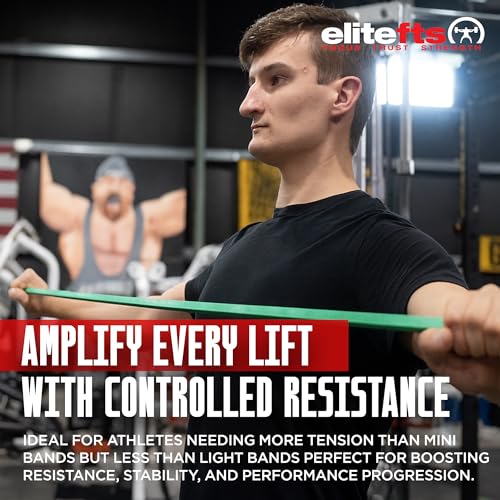 EliteFTS Pro Resistance Band - Boost Core Stability and Flexibility with This Portable, Joint-Friendly Tool - 41" Long (PRO Monster MINI Resistance Band, Green) (Single) - Image 4