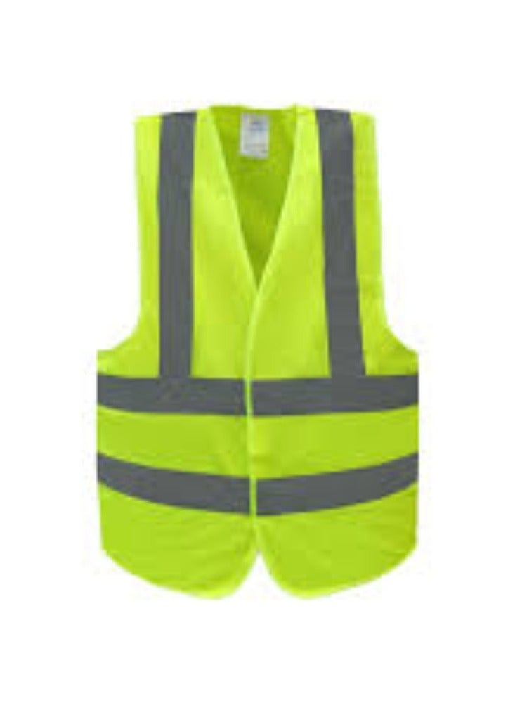 KNP Xxl Reflective Safety Jacket Green Is Designed To Enhance Visibility And Safety In Various Environments. Ideal For High Visibility Needs This Jacket Is Suitable For Construction Sites Road Work Or Any Situation Where Increased Visibility Is Crucial. - Image 1