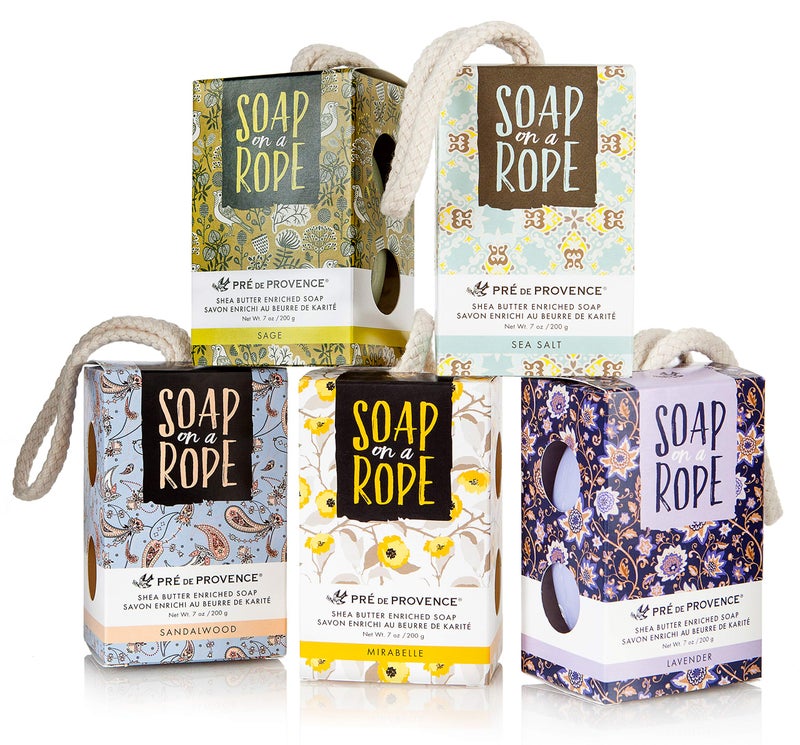 Pre de Provence Soap On a Rope, Sage, 200 Gram - Image 4