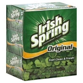 Irish Spring Deodorant Soap Bars Original 3 Count