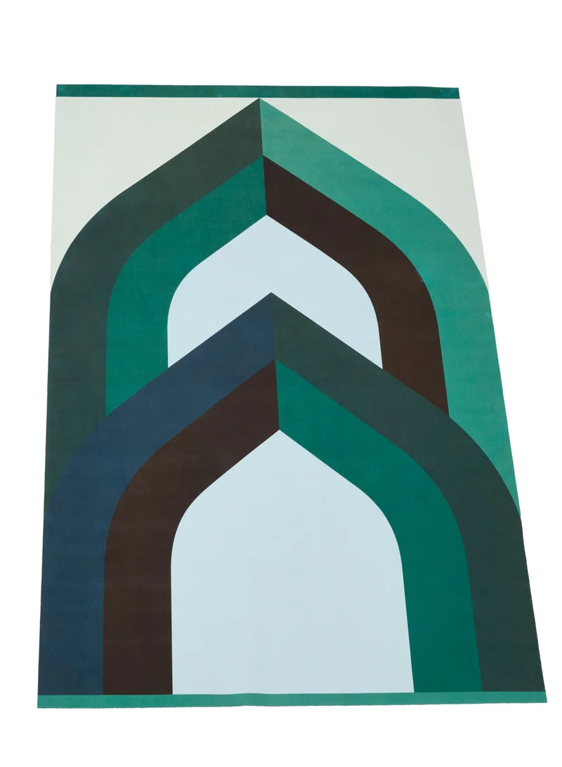 Sabr 'Riyadh' Compact Prayer Mat (green)