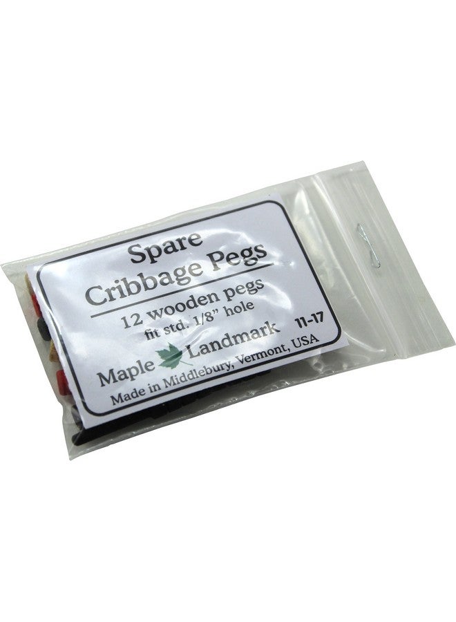Maple Landmark Spare Wood Cribbage Pegs, 12 pc. - Made in The USA - Image 3
