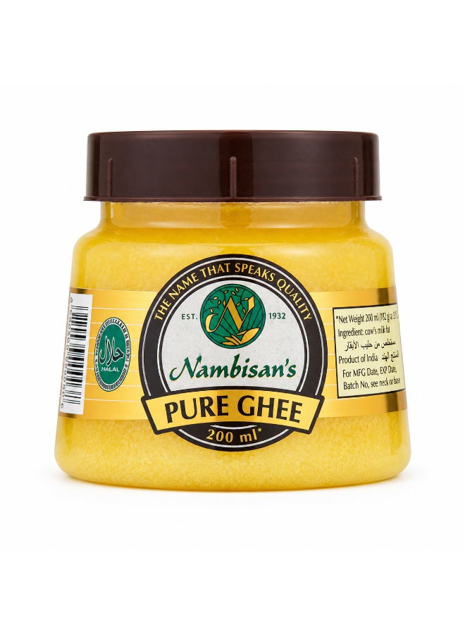 Nambisan's Pure Ghee 200 Ml - Image 1