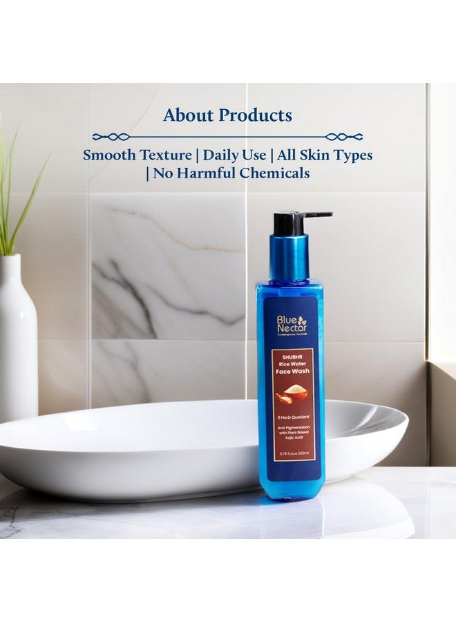 Blue Nectar غسول وجه بلو نكتار 2% حمض كوجيك للتصبغ | منظف لطيف للوجه للبشرة الدهنية والجافة والحساسة | غسول وجه طبيعي للنساء والرجال (11 عشبة، 100 مل) - Image 5