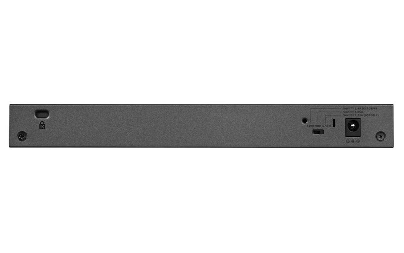 نت جير GS108LP Unmanaged Gigabit Ethernet (101001000) Power over Ethernet (PoE) 1U Black Grey Black - Image 5