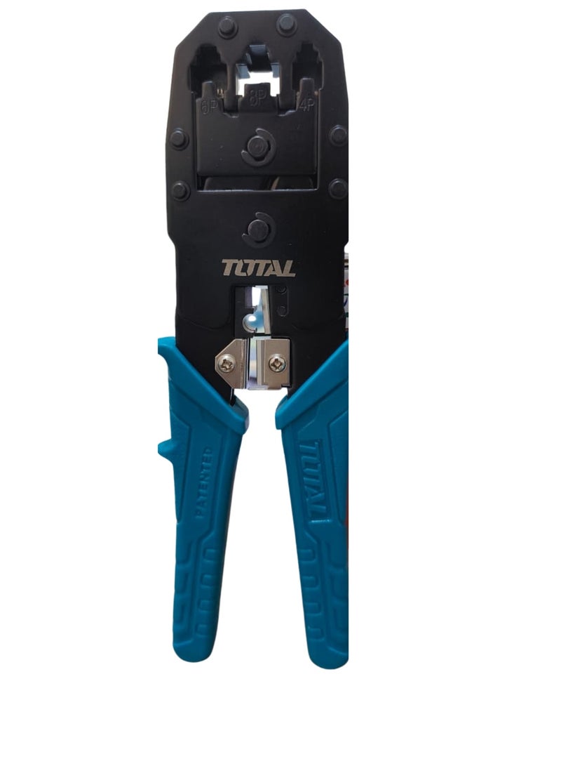 Total TMPC4468P Modular Plug Crimper – 3-in-1 Network & Telephone Tool, 4P/6P/8P, 8-Inch - Image 2