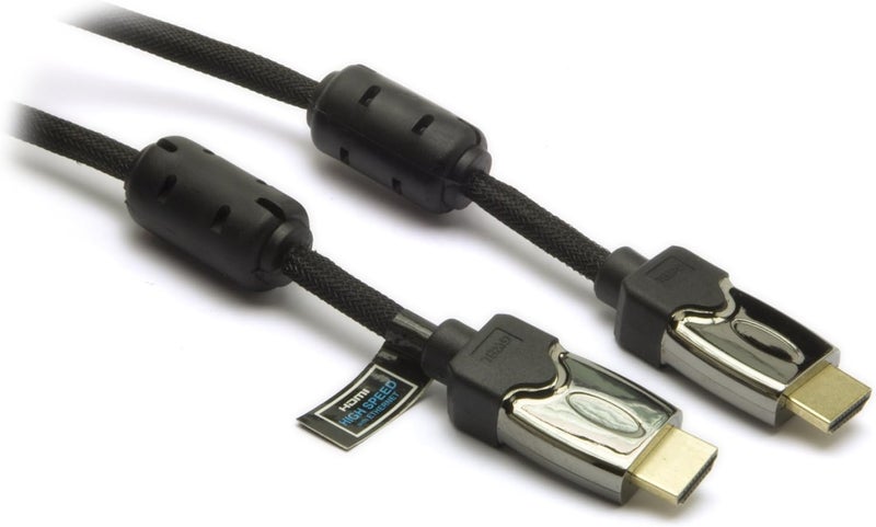 GBL G&BL 19427 High Speed HDMI Cable with Ferrite and Sheath, 3m, Black - Image 1