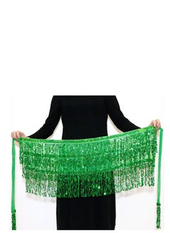 Loquat Women Hip Scarf Skirt Green 