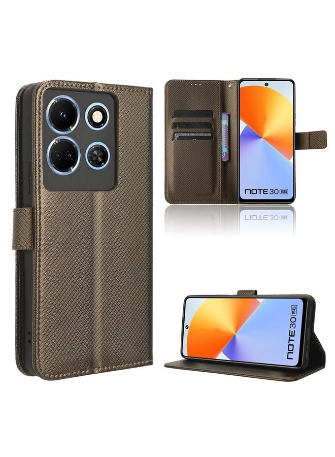 Zaboon Case For Infinix Note 30 5G Diamond Texture Leather Phone Case - Image 1