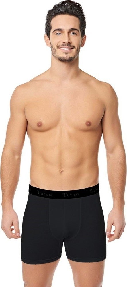 Tutku Men's Elastane Sports Boxer -0400 Pack of 6 - Image 2