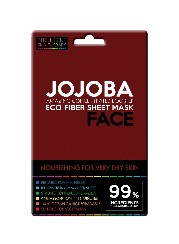 BeautyFace Nourishing for Very Dry Skin Eco Fiber Booster Face Mask Jojoba Oil 