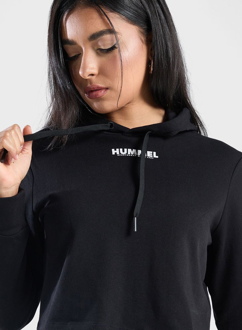 Hummel Logo Legacy Cropped Hoodie  - Image 3