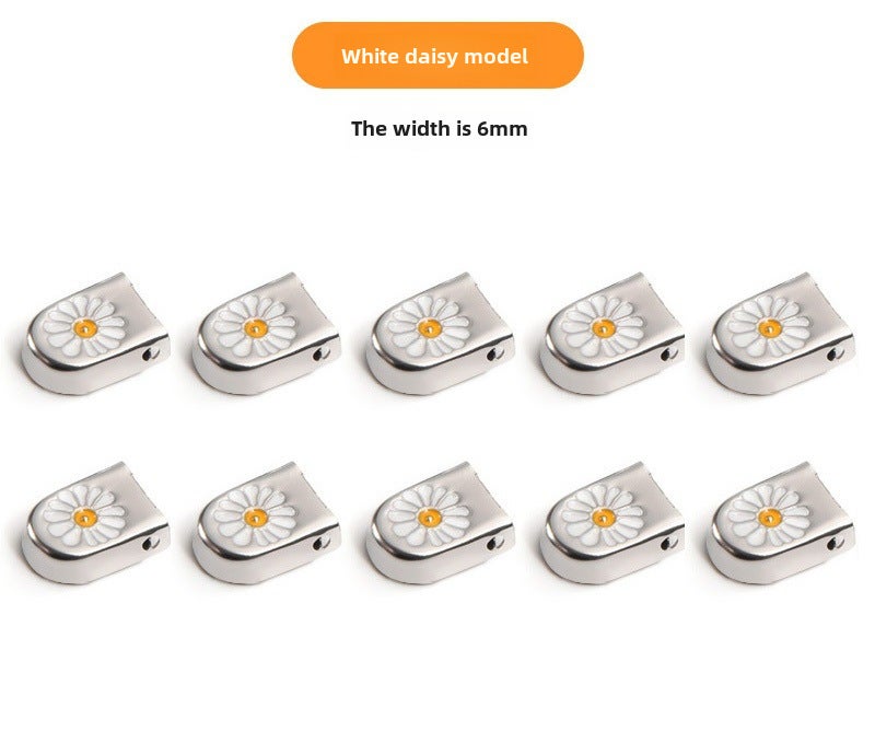 Kids Lazy Shoelace Buckle Fasteners Daisy Buckle (4-piece suit for flat shoelaces)