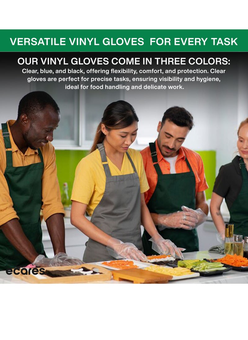 ECARES® Vinyl Gloves, Latex-Free, Powder-Free, Disposable, Durable and Non-Sterile, For Food Prep, Cleaning, Cooking & Multipurpose Use. Clear, Large Size. - pzsku/Z8B6E16AD38C08F44FD64Z/45/_/1734992237/5e54d706-263e-487c-9db1-09c7ba18708b