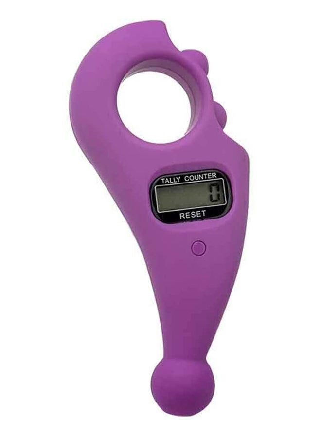 مسبحة صلاة مع عداد رقمي أرجواني - Image 1