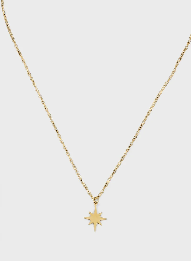 Lady Mauve DARA STAR POINTED FINE NECKLACE