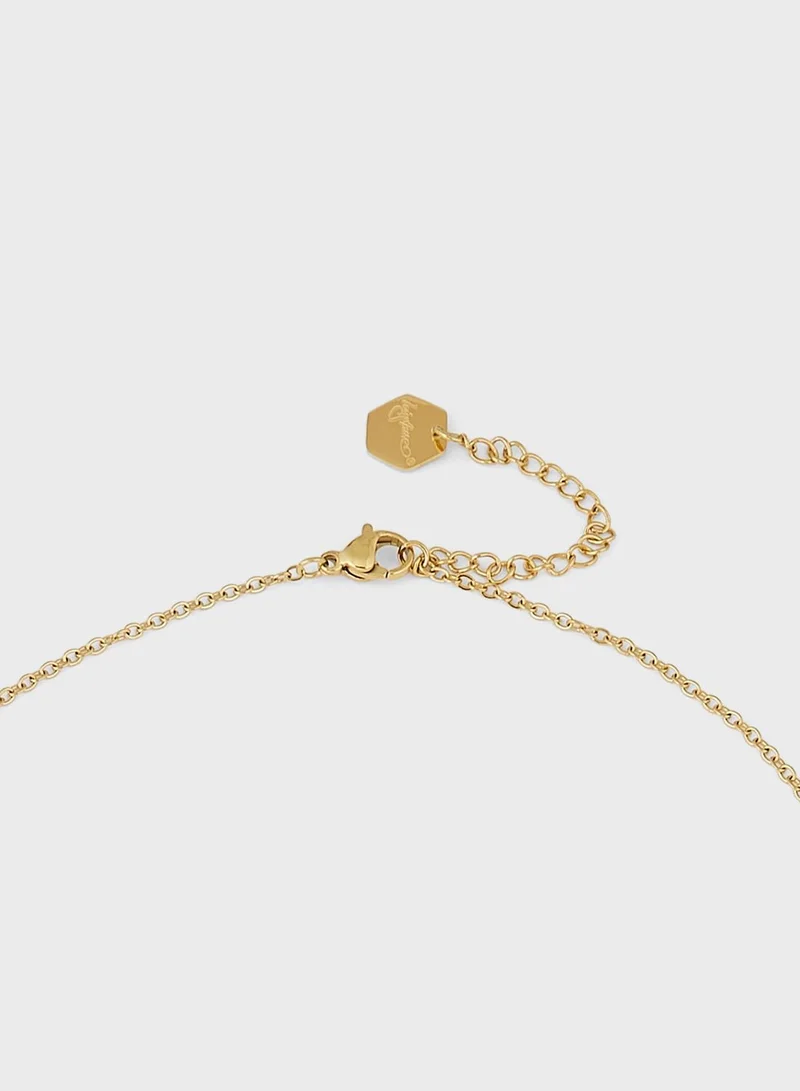 Lady Mauve DARA STAR POINTED FINE NECKLACE