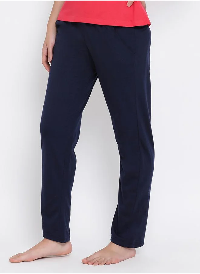 Clovia Solid Straight Pyjama with Elastic Waistband by Styli