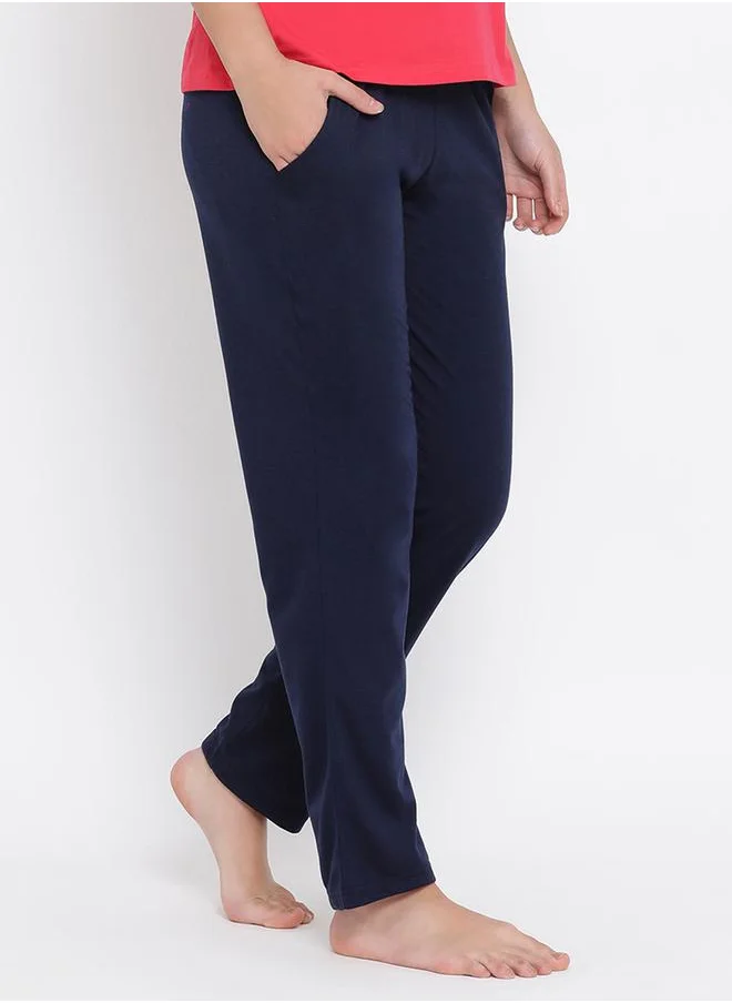Clovia Solid Straight Pyjama with Elastic Waistband by Styli