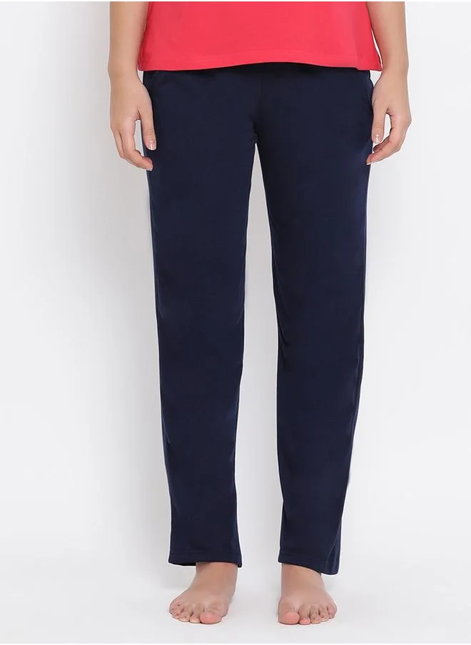 Clovia Clovia Solid Straight Pyjama with Elastic Waistband