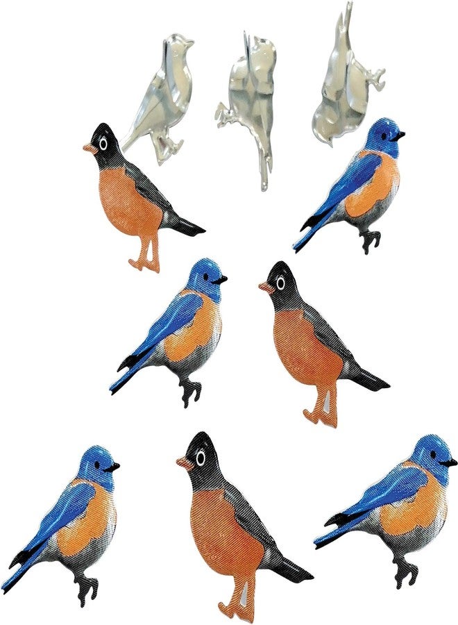 EYELET OUTLET LLC EYELET OUTLET BRADS BIRDS, us:one size, Blue Bird & Robin