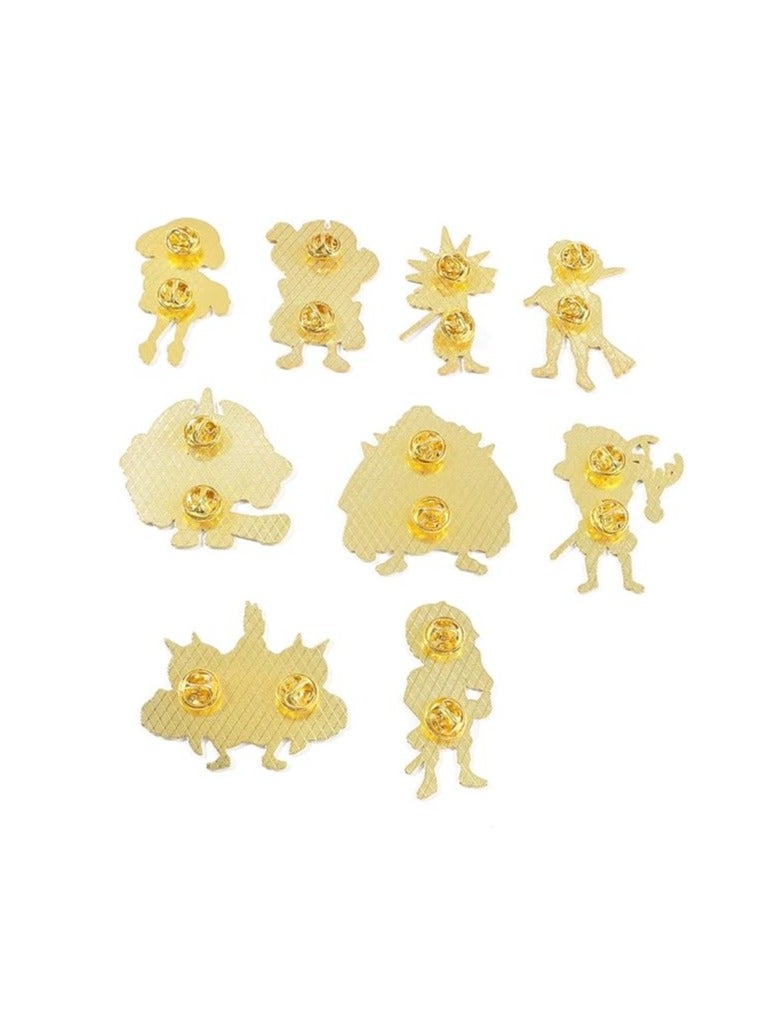 عام "مجموعة دبابيس أنمي إنامل - شخصيات نيكا، لوفي، بورتجاس دي إيس، زورو، إكسسوارات موضة للطيات، تصلح للجاكيت الدنيم، القبعات، الحقائب، الفساتين، والملابس، هدية مثالية لمحبي الكوزبلاي" - Image 5