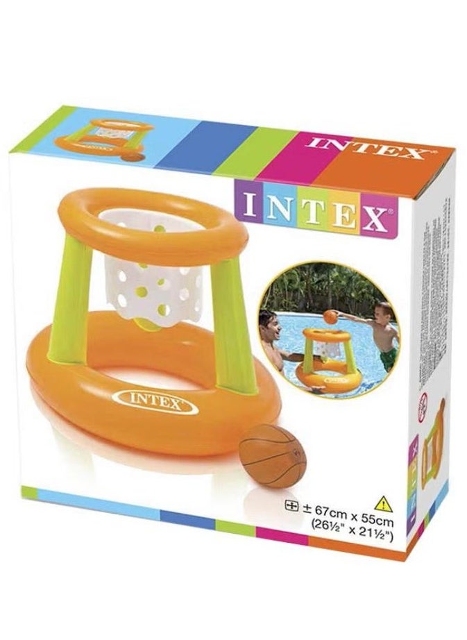 INTEX - Floating rubber basketball ball 67x55 cm - Image 1