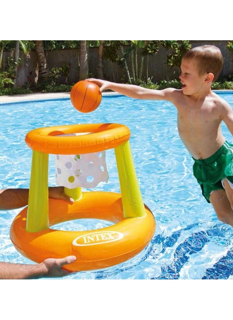 INTEX - Floating rubber basketball ball 67x55 cm - Image 1