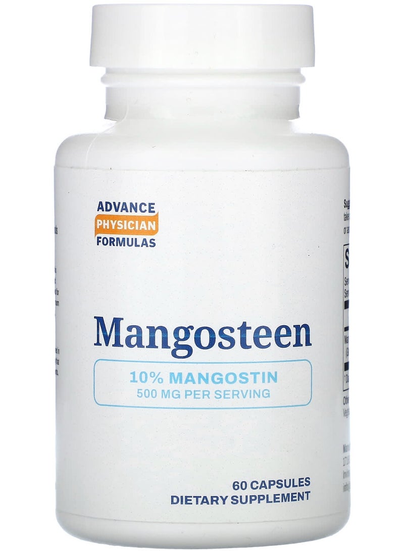 Advance Physician Formulas Mangosteen, 500 mg, 60 Capsules