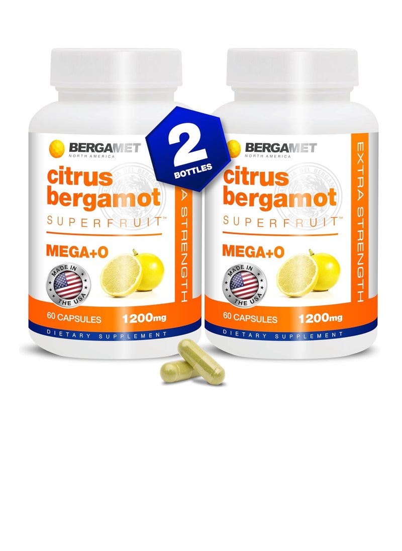 Citrus Bergamot Supplement, 170:1 Extract, 1200mg per Serving, 80% Polyphenols, Italian Citrus Bergamot Supplement for High Cholesterol, 120 Capsules, 2 Months, Made in The USA - pzsku/Z8B6E7D1946EA70BECFBDZ/45/1741185709/612f4b87-b50f-4d51-89ac-4b4bae85502d