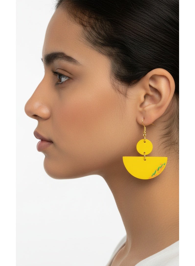 Handmade Lightweight Earrings for Women of Polymer clay - Image 2
