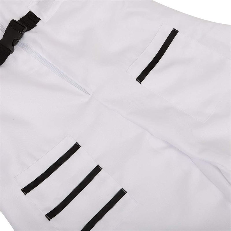 Zhitunemi Astronaut Costume for Women Dress Up Clothes Space Fancy Jumpsuit Cosplay Onesie Costume White-M - Image 5