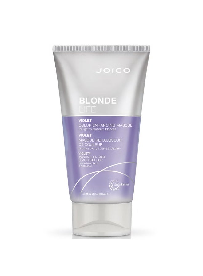 Joico Blonde Life VIOLET Color Enhancing Masque 150ml - Image 1