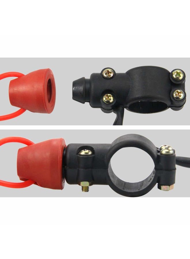ZOOKOTO Kill Stop Switch for Motorcycle Boat Outboard Engine Motor 22mm 7/8" with Tether Lanyard Cord - Image 4