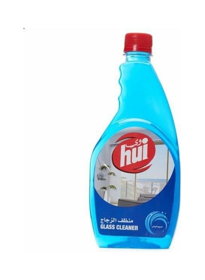 HUI Sea Breeze Scent Glass Cleaner Refill 500ml (Pack of 2) - Image 2