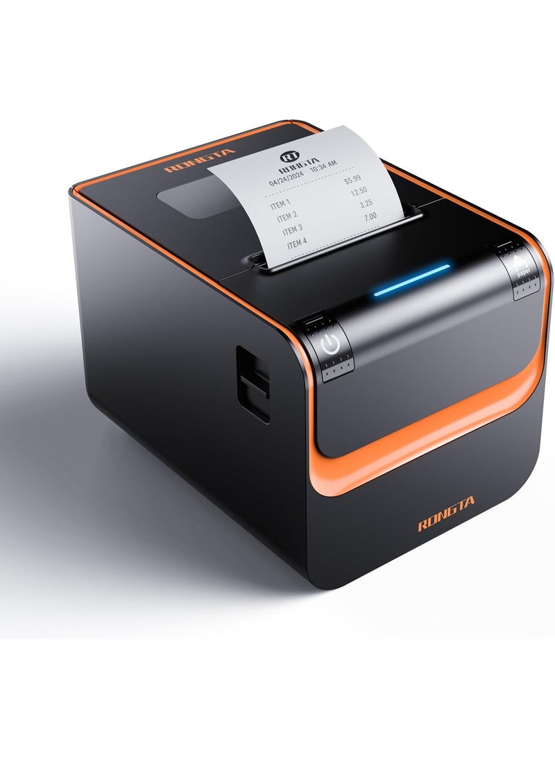 Rongta RP332 80mm Direct Thermal POS Receipt Printer with Auto Cutter, USB Serial Ethernet Interface - Image 1