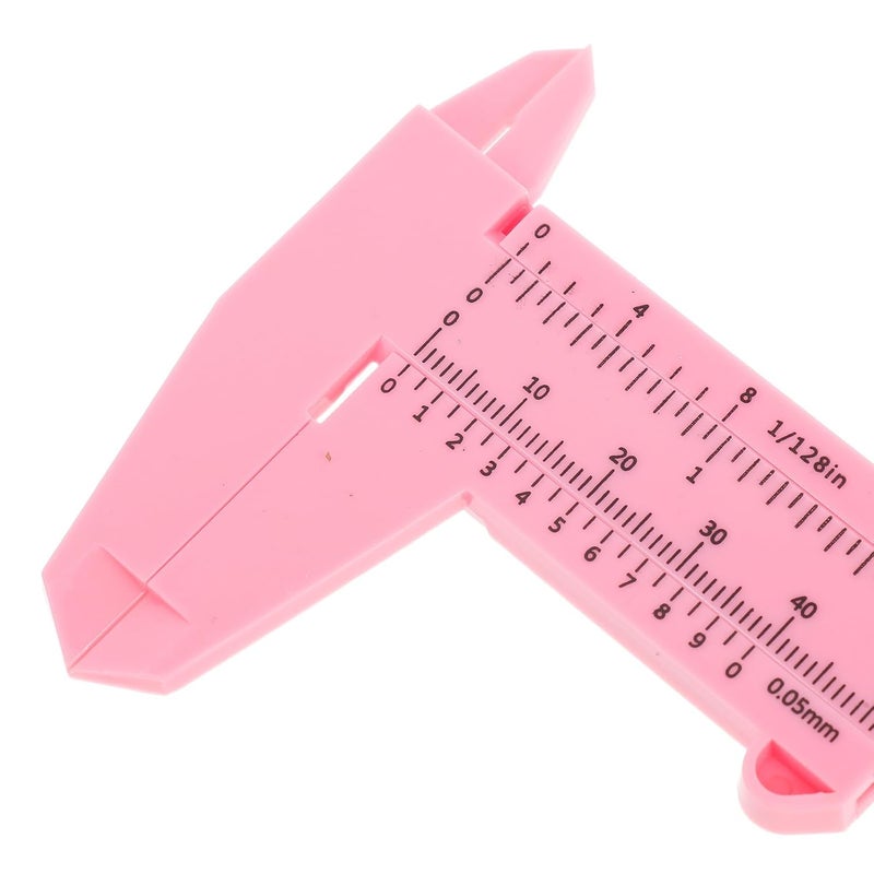 PartyKindom 4pcs Plastic Vernier Caliper with Easy Read Scale for Woodworking Jewelry Making - Image 4
