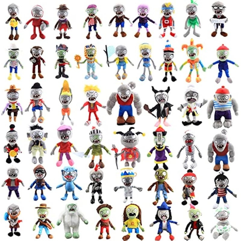 12 Zombies Plush Toys Normal Zombie Game 1 2 Stuffed Soft Doll Mummy Zombies - Image 2