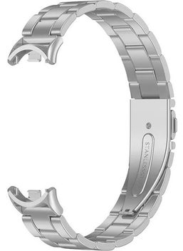 Techmaster Xiaomi Mi Band 8 Compatible Stainless Steel Steel Band Strap  - Image 2