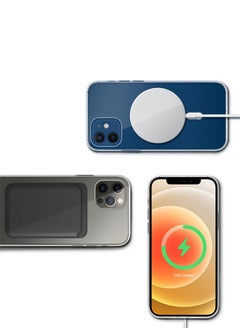 Recci Cover iPhone 12 Pro Max, transparent, wireless charging and protection for the mobile camera with a thick frame, waterproof, fingerprint-resistant and fall-resistant  - Image 3