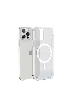 Recci Cover iPhone 12 Pro Max, transparent, wireless charging and protection for the mobile camera with a thick frame, waterproof, fingerprint-resistant and fall-resistant  - Image 1