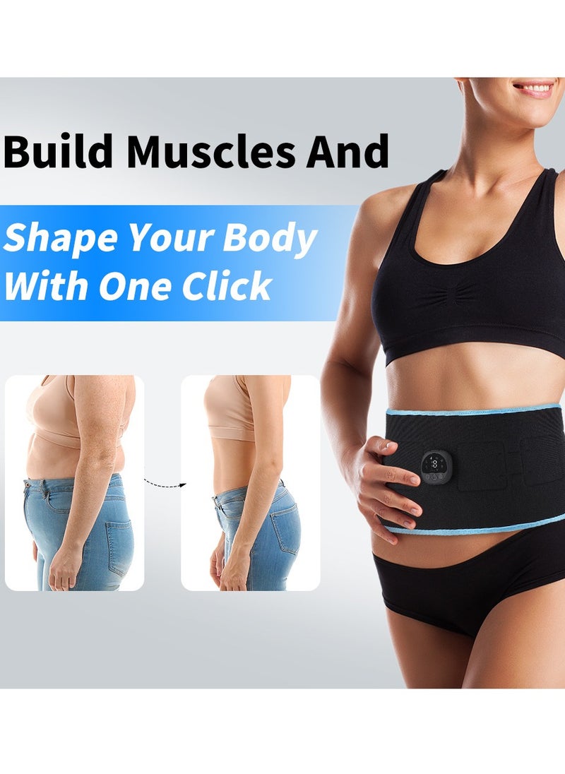 Gerenic EMS Smart Abs Muscle Exercise Sticker Lazy Massager Belly Belt Fat Burning Bodybuilding Training Equipment Belt  - Image 4