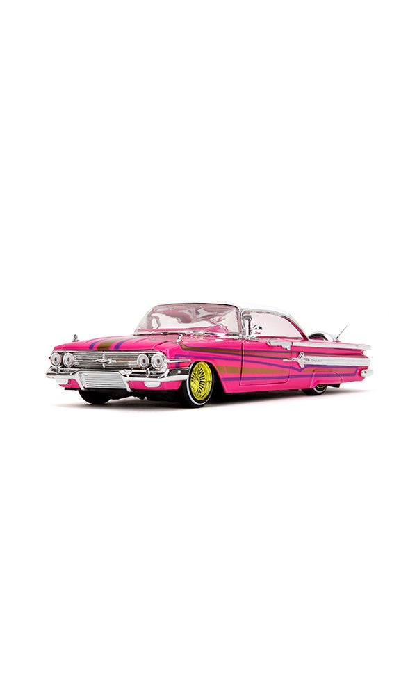 JADA Pink Slips 1:24 - 1960 Chevrolet Impala, Die-Cast Car with Base, Toys for Kids and Adults - Image 5