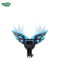 BURAQ Butterfly Helmet Mount Adapter for GoPro, Insta360, DJI and Other Action Cameras(Blue)  - Image 3