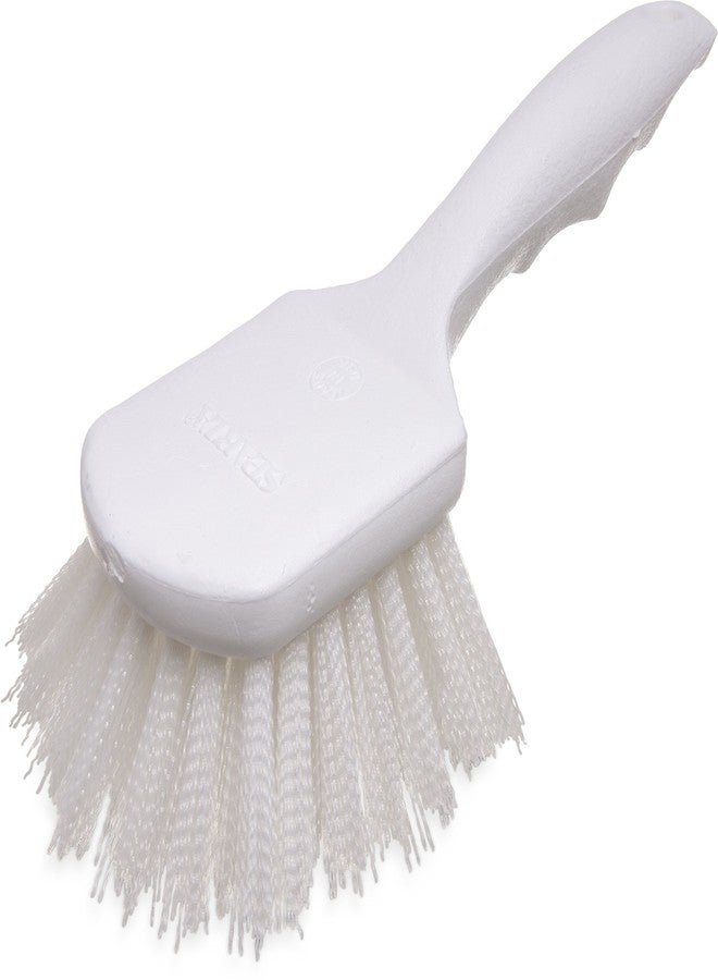 SPARTA 4054102 Utility Scrub Brush, 8" x 3", White - Image 1