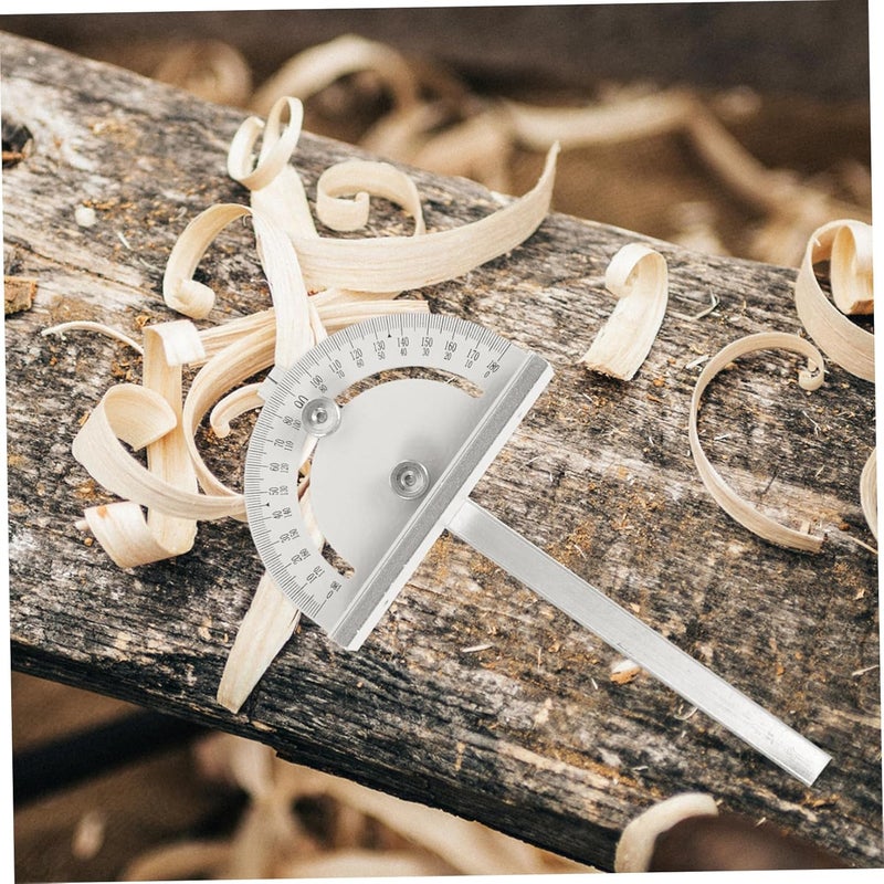 ORFOFE Table Saw Angle Ruler Steel Protractor Circular Saw Guides Angle Gauge DIY Woodworking Tool - Image 5